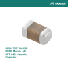 GCM155C71A105KE38D: Murata 1µF X7R 0402 Keramikkondensator